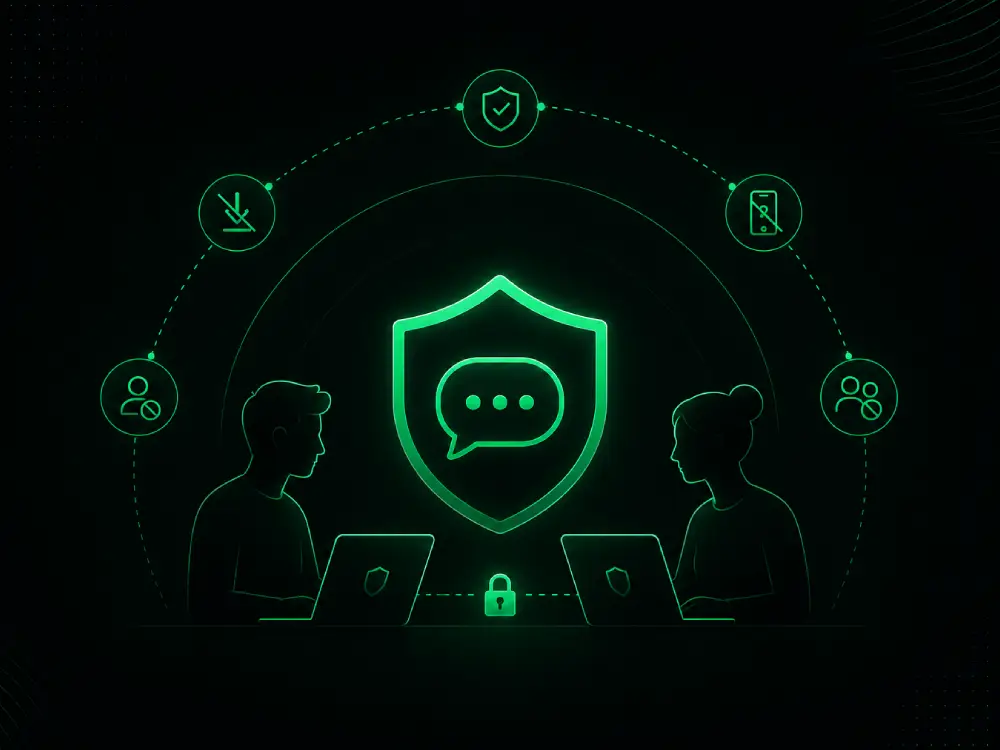 About Chatkode — random private chat and encrypted 1:1 messaging